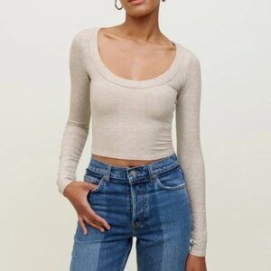 REFORMATION • Paige Knit Top • SMALL